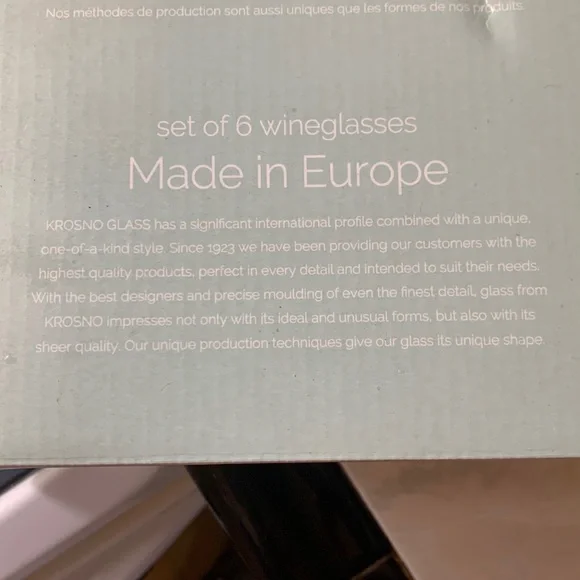 Krosno glass cups - Picture 11 of 11